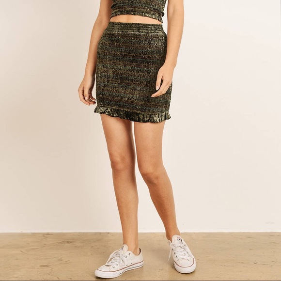 Smocked Mini Skirt Set - Picture 2 of 2